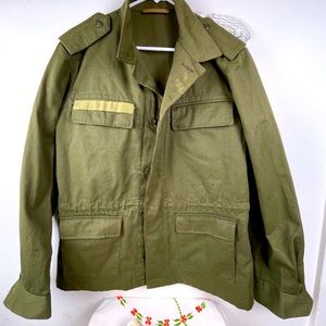 A-2 Military Jacket Army Green Cold Deck Coat